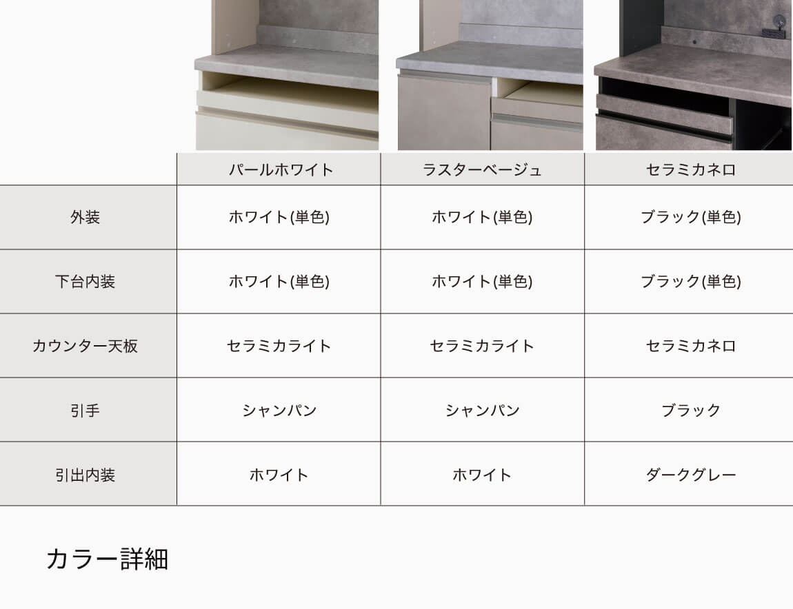 JN キャビネットカウンター 下台オープンタイプ