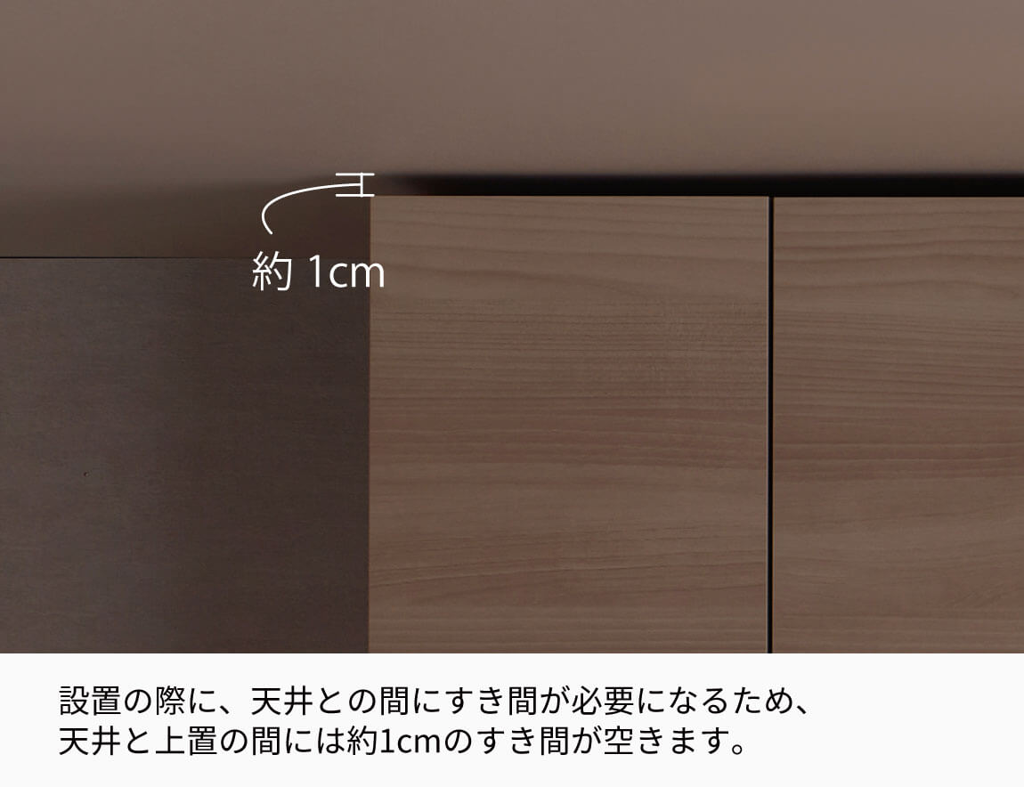 WS 壁面収納テレビボード Case001(幅300cm)