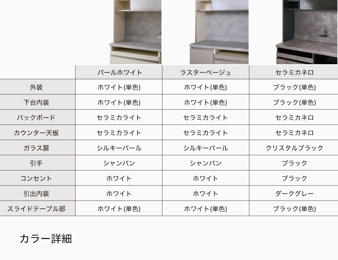 JN 食器棚 高さ197.8cm 下台引出タイプ