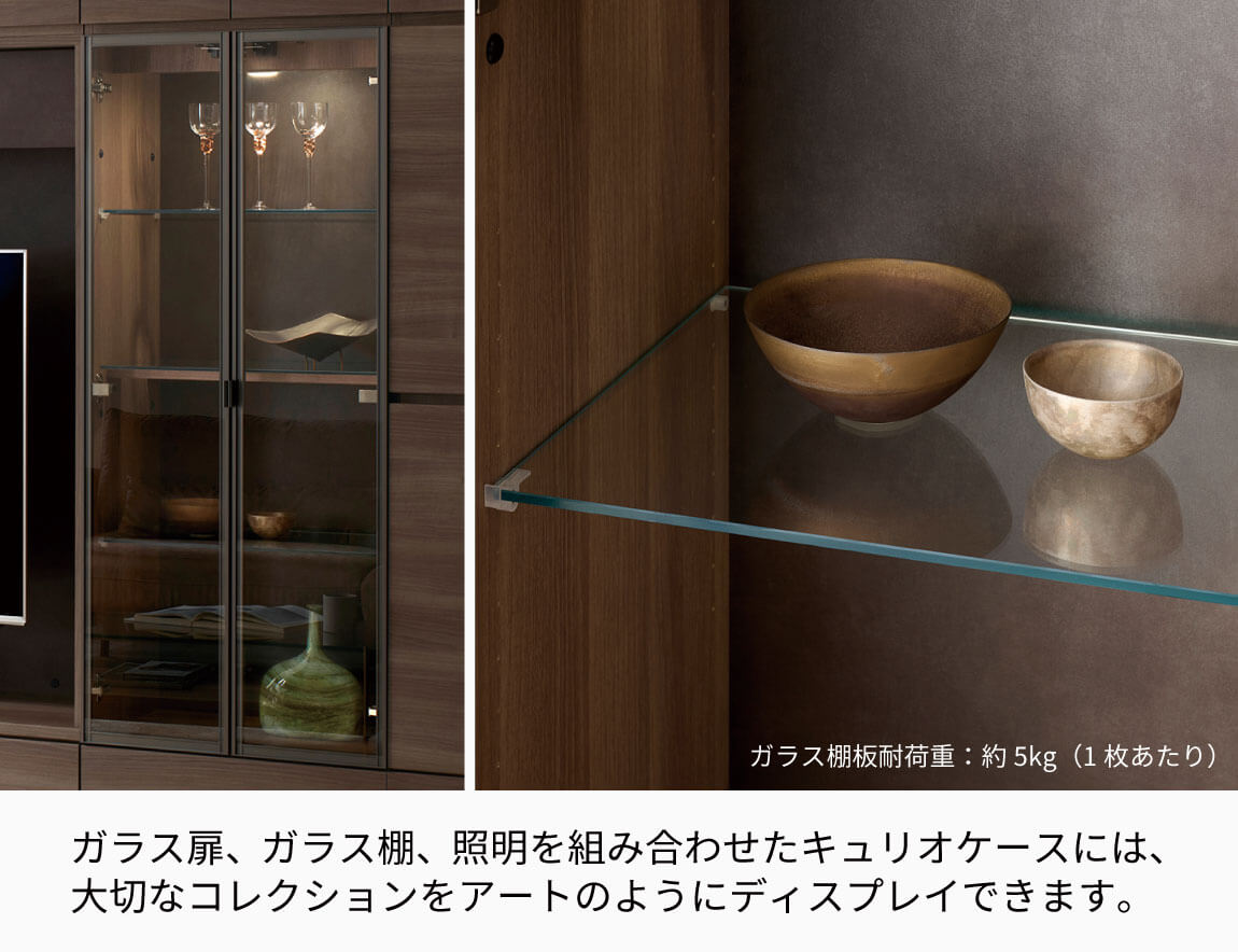 WS 壁面収納テレビボード Case001(幅300cm)