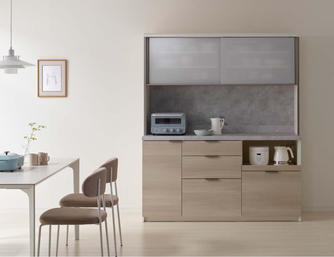 RL 食器棚 高さ188.8cm 下台引出タイプ