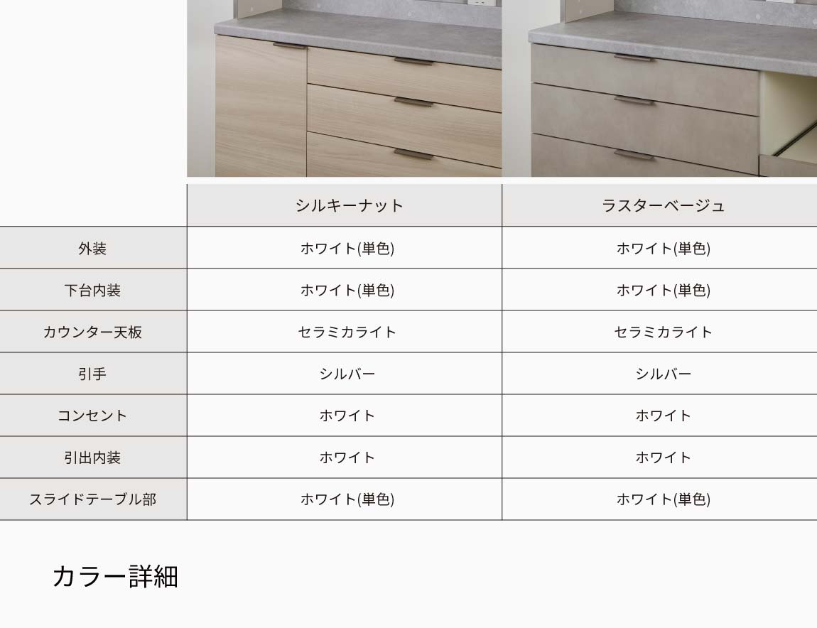 RL キッチンカウンター 下台オープンタイプ