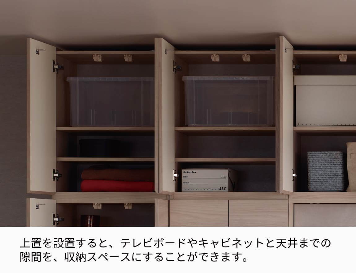 WS 壁面収納テレビボード Case002（幅260cm）