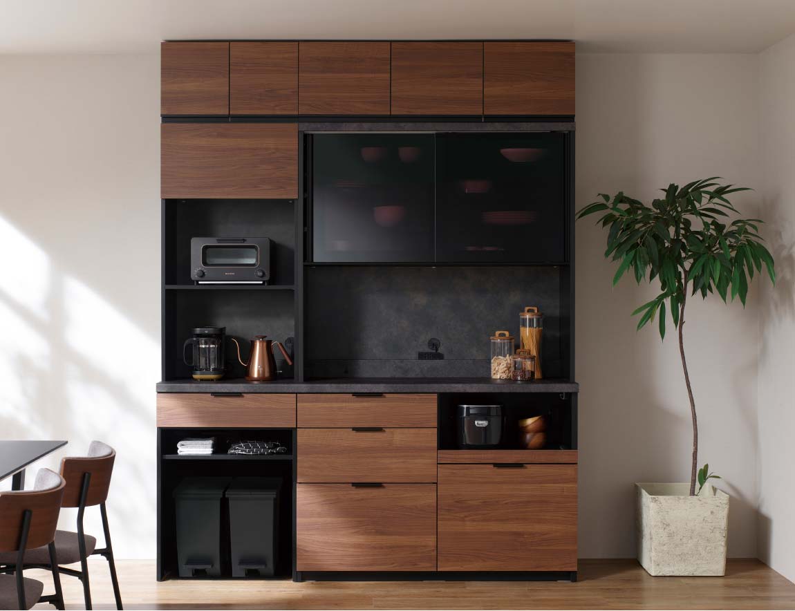 RL 食器棚 高さ197.8cm 下台引出タイプ