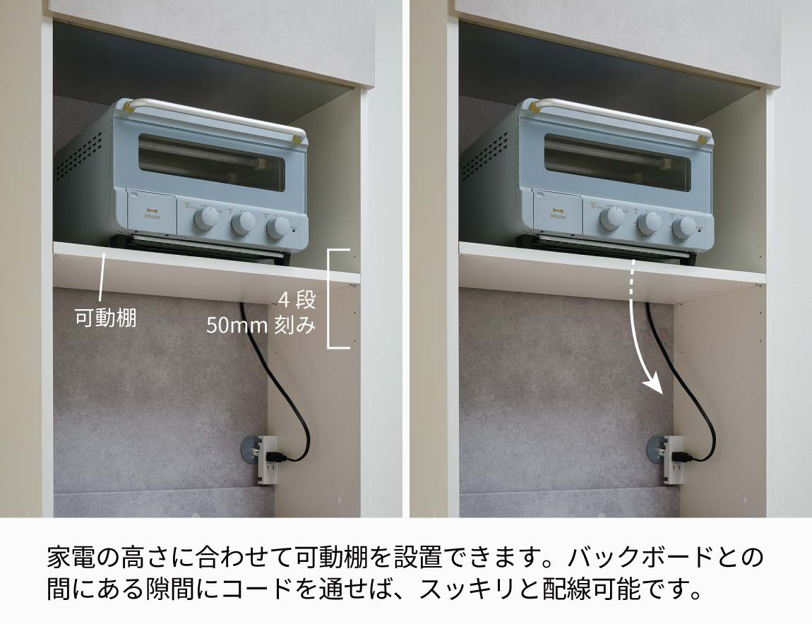 RU キッチンキャビネット 高さ206.8cmタイプ