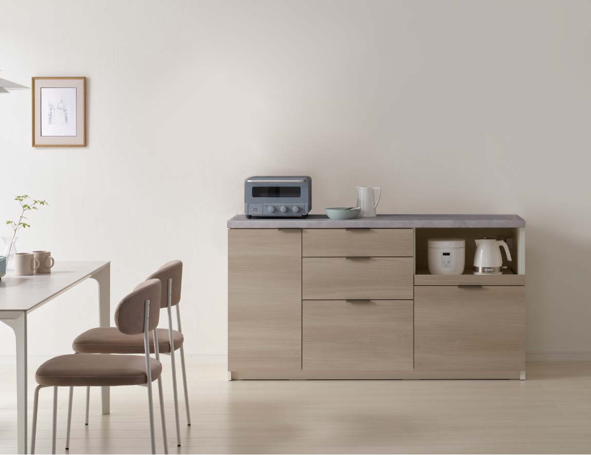 RL キッチンカウンター 下台引出タイプ