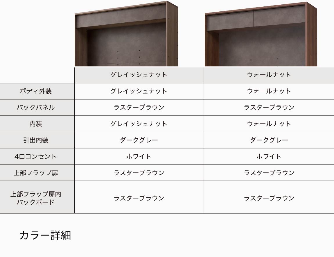 WS 壁面収納テレビボード Case002（幅260cm）