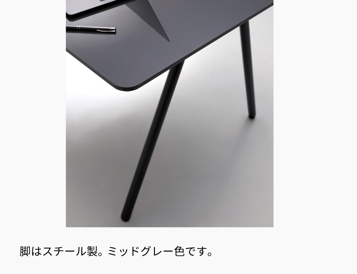 SPINE MEETING TABLE CUSTOM MADE 天板:天然木突板（奥行90.1～120cmタイプ）