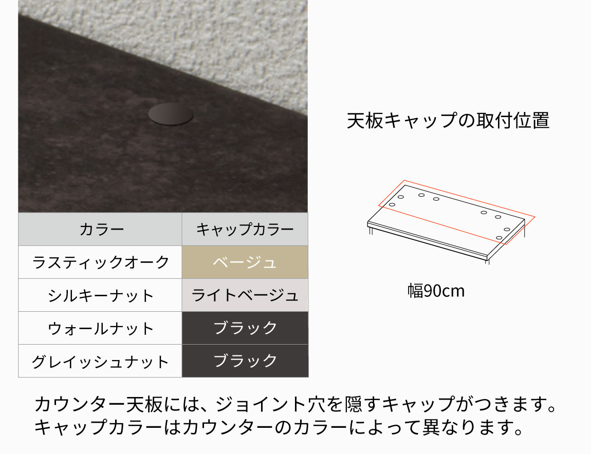 NW キッチンカウンター 下台オープンタイプ
