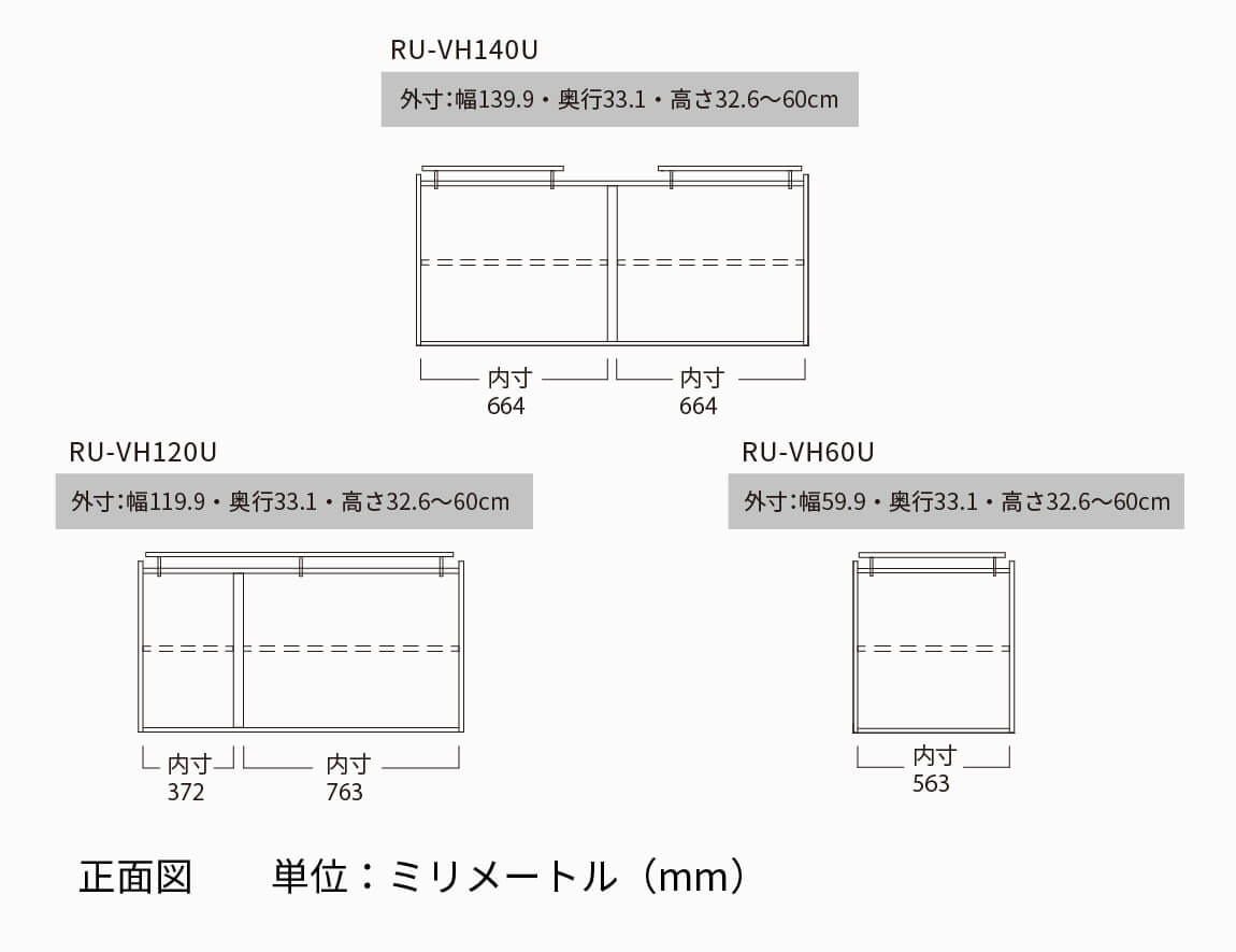 RU専用 上置 ハイタイプ