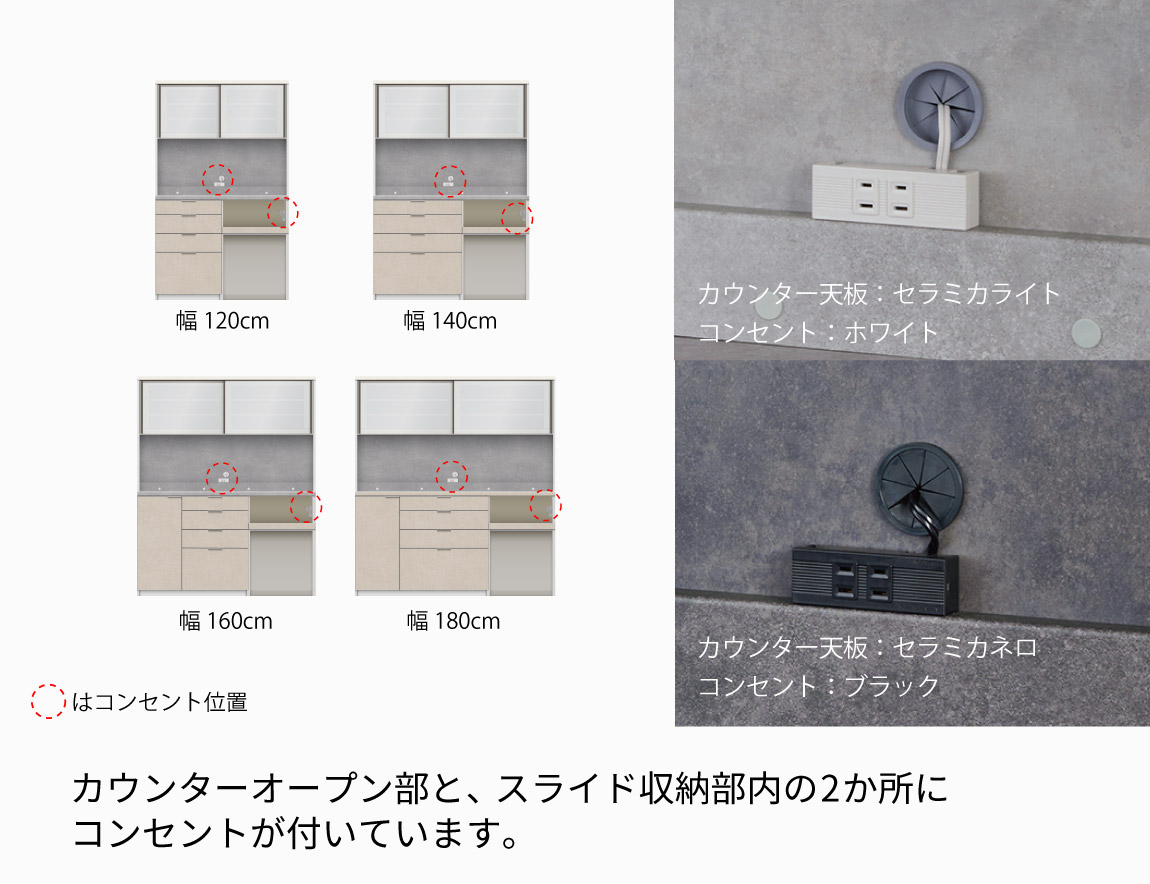 RU 食器棚 下台オープンタイプ