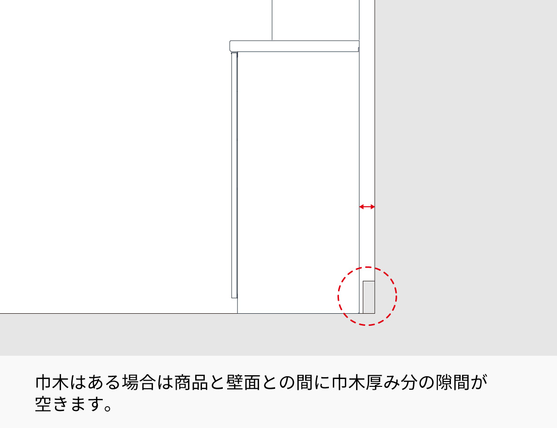 RU キッチンカウンター（引出タイプ）