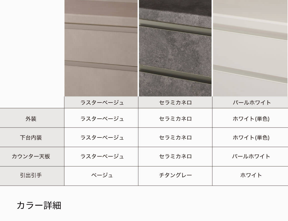 YS キャビネットカウンター 下台引出タイプ