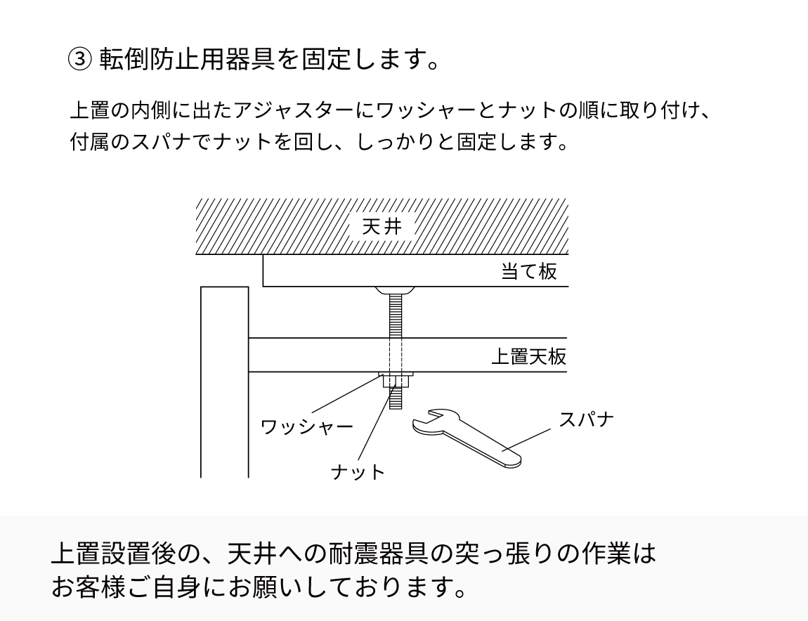 YS専用 上置 ハイタイプ