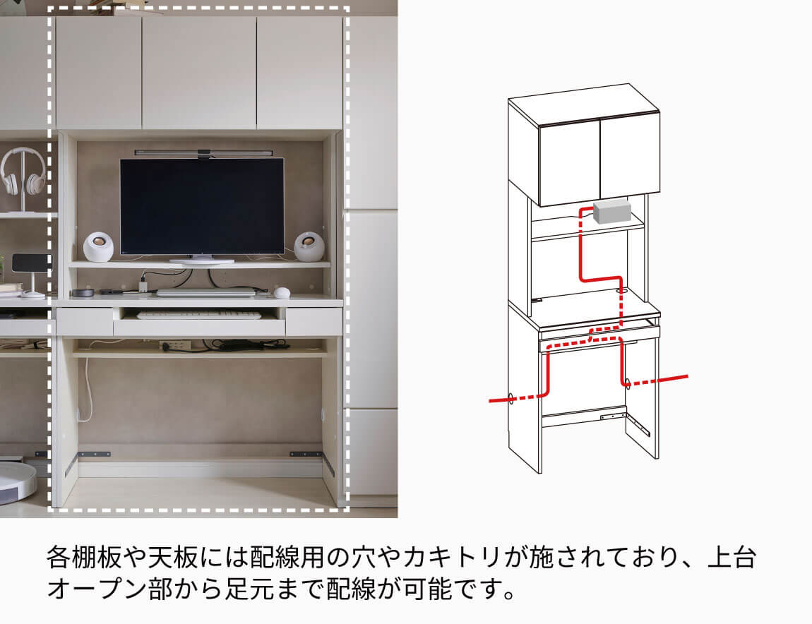 WS デスクキャビネット