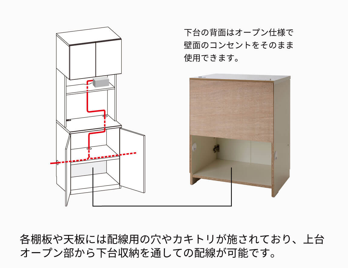 WS デスク専用キャビネット