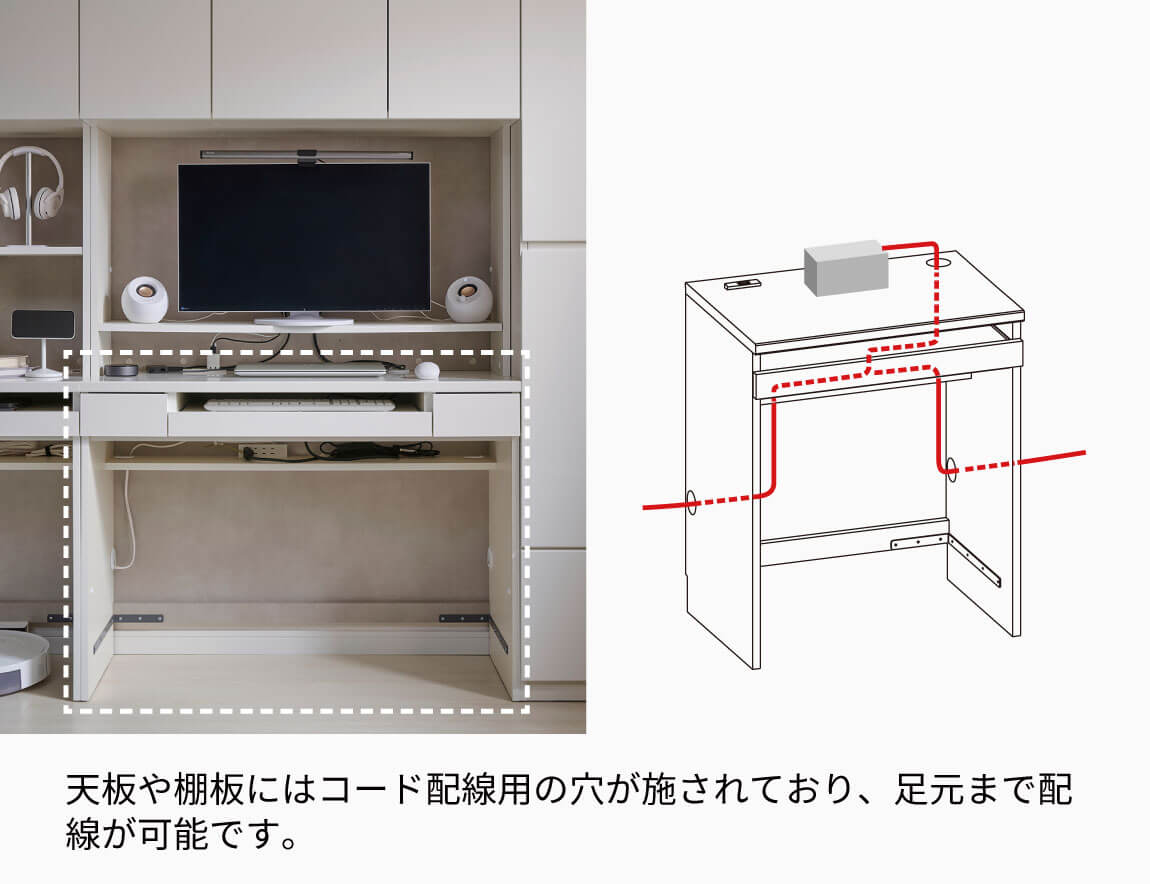 WS デスクキャビネット下台