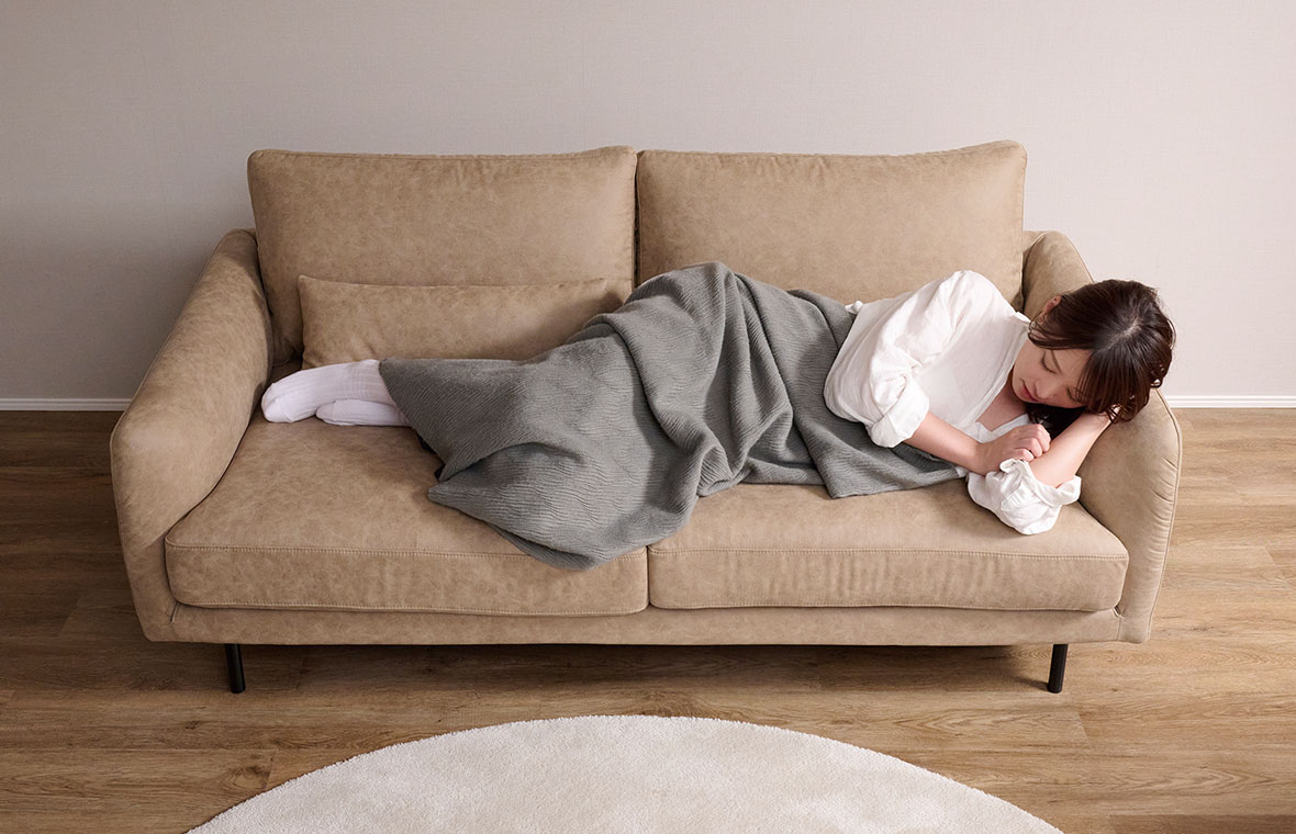 CYシリーズ ソファカラーバリエーション:ベージュ / 2Pソファ(幅171cm)