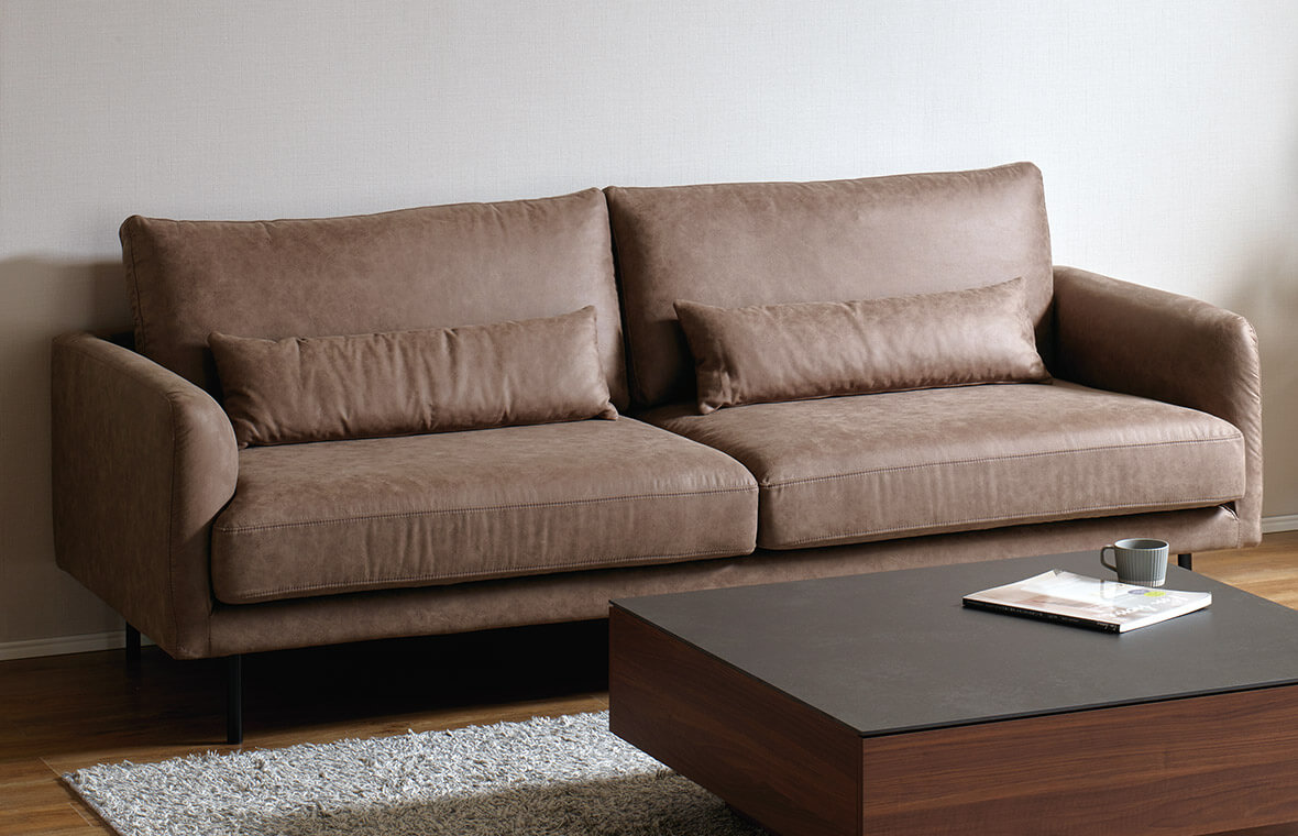 CYシリーズ ソファカラーバリエーション:グレー / 3Pソファ(幅201cm)