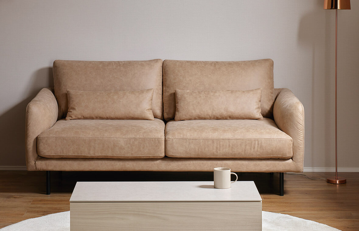 CYシリーズ ソファカラーバリエーション:ベージュ / 2Pソファ(幅171cm)