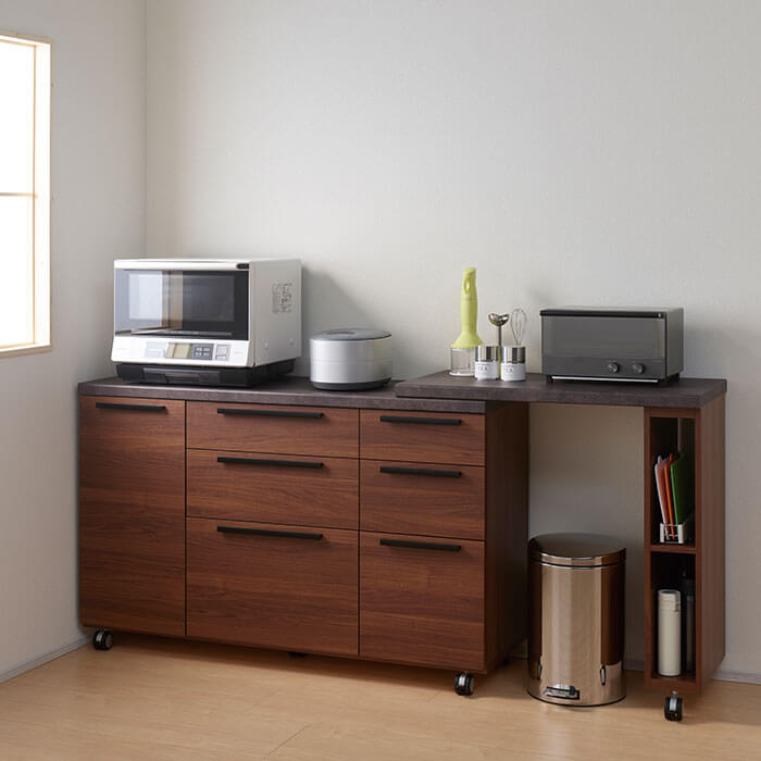 CW キッチンカウンター ウォールナット