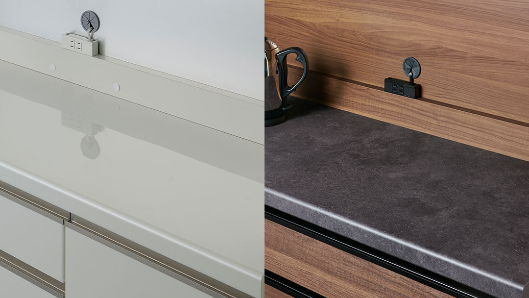 キズや汚れに強いカウンター天板