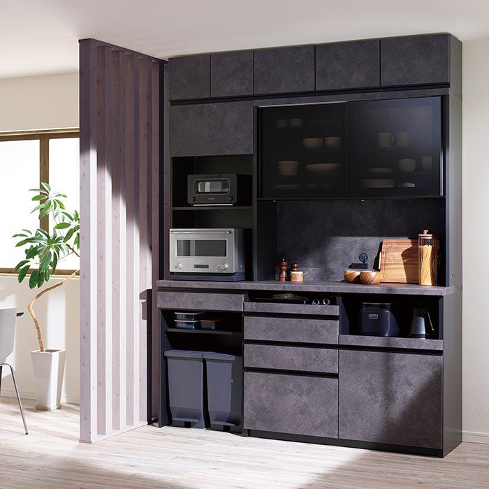 JN 食器棚 セラミカネロ