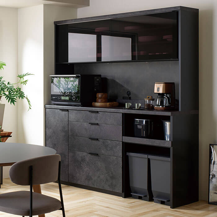 RU 食器棚 セラミカネロ