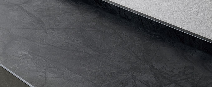 LC キッチンカウンター天板カラー：ブラックストーン