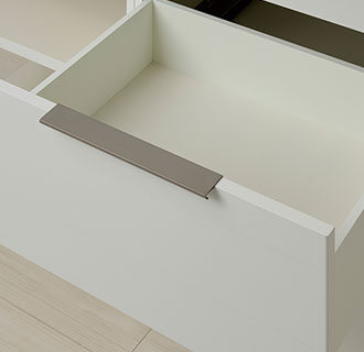LC キッチンカウンター引出内装：ホワイト