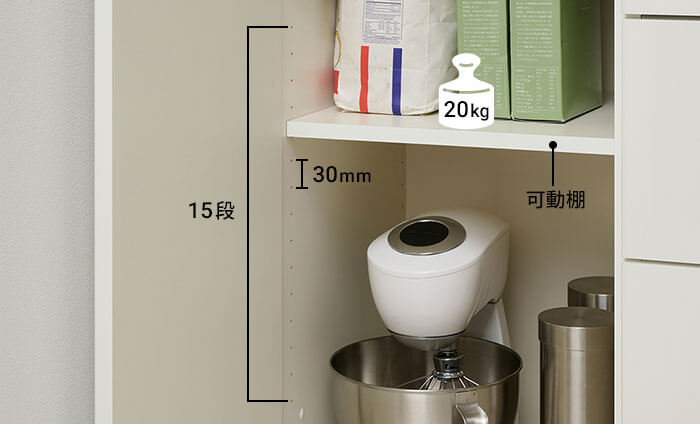 カスタマイズしてつくる食器棚 LC キッチンカウンター｜【公式