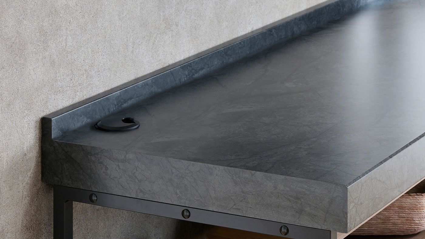 LC キッチンカウンター：カウンターに特化した天板形状