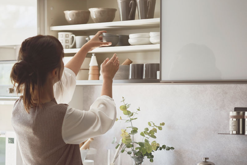 食器棚のサイズと開き方