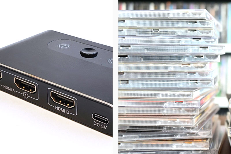 テレビ台に収納するAV機器関連アイテム