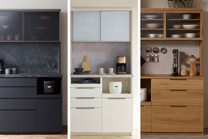 黒・白・木目どれがいい？食器棚の色選びのコツ【前編】