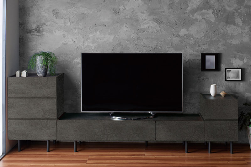 Pamounaの脚付きテレビ台：WVテレビボード