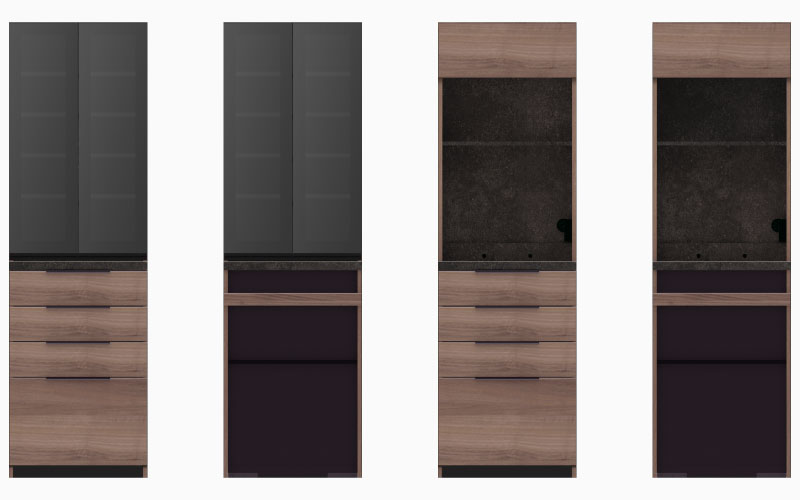 4タイプのサイドアイテム