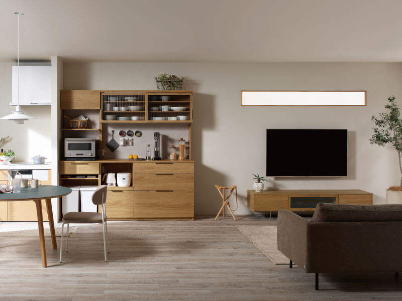 NWシリーズでリビングダイニングをトータルコーディネート