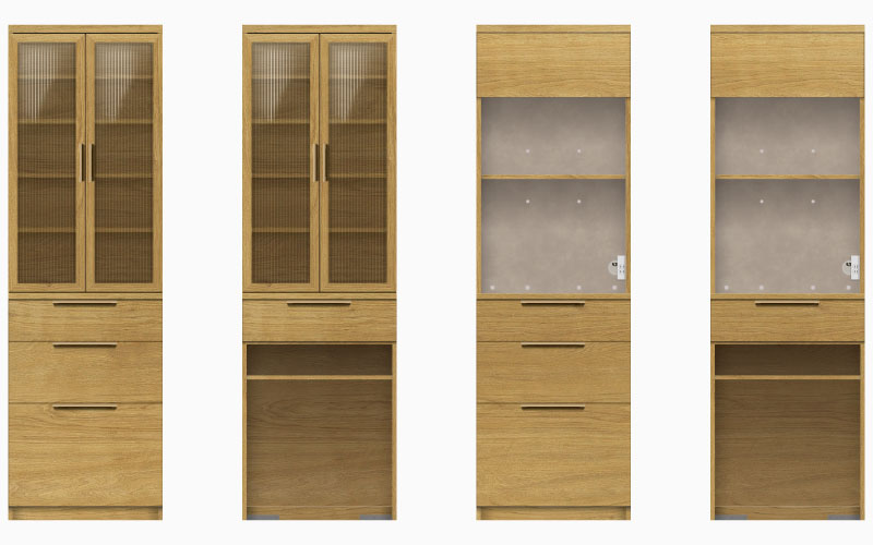 4タイプのサイドアイテム