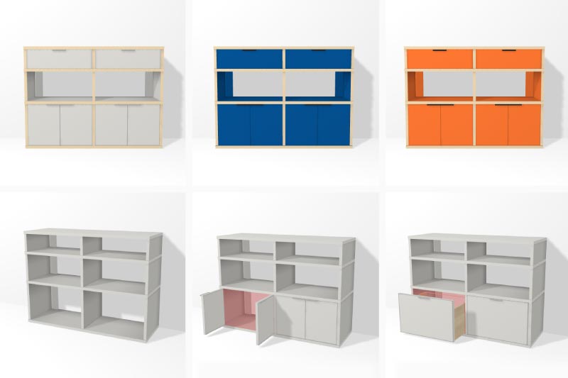 パモウナのセミオーダー家具ituki