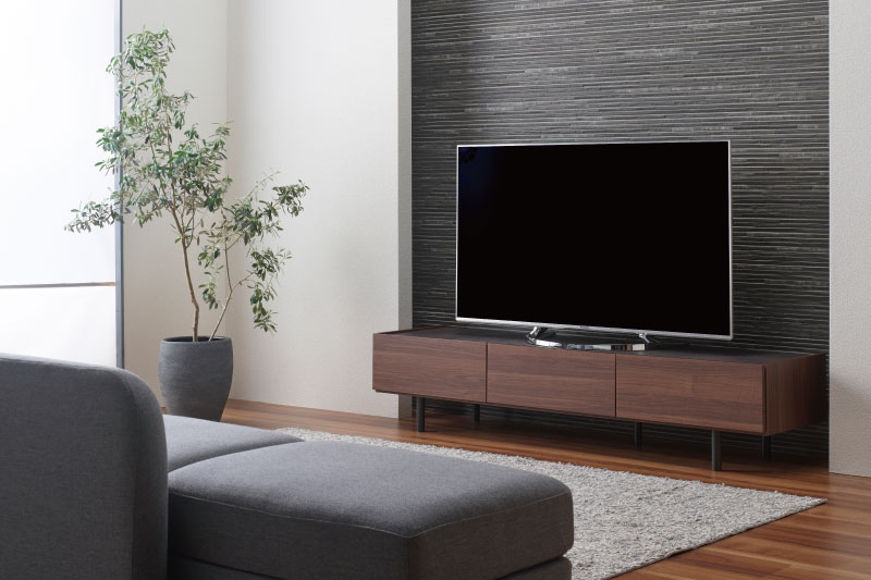 WVテレビボードのリビングレイアウト例