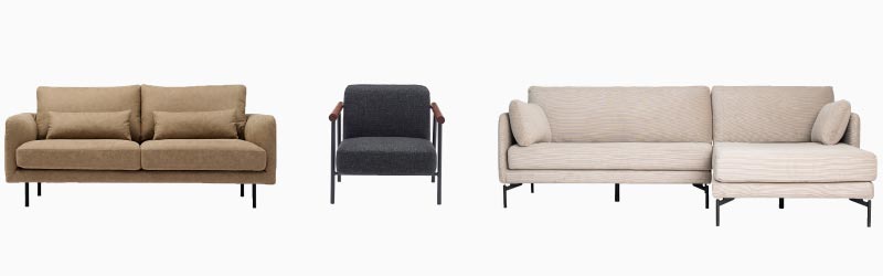 いろんなサイズのソファから自分に合ったソファを選びましょう